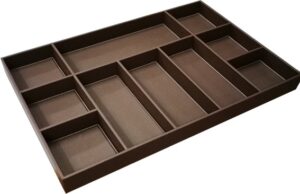 divisorio a croce su misura per scatole, astucci, cassettiere, organizer - made in italy - artigianale - fatto a mano - ecopelle - pelle - arredamento