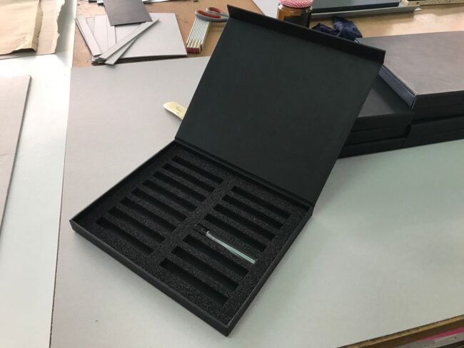 emilio scolari couvette ante calamite scatola personalizzata su misura cosmetica profumo packaging taglio laser