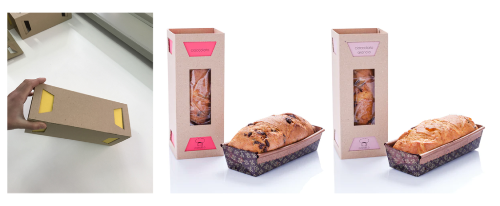 packaging in cartone cartotecnica milano mockup emilio scolari panetteria pasticceria su misura lusso design confezione