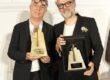 le farnese d'or 2023 Stefano Boeri Massimo Bottura premio trofeo premiazione italia-francia camera di commercio cartotecnica evento bandiere stato